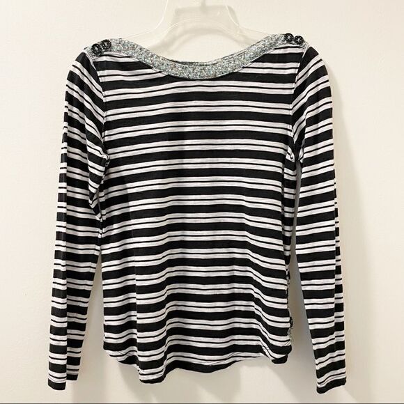 Anthropologie | Postmark "Laurelwood" Striped Shirt - Size Small - Picture 1 of 5